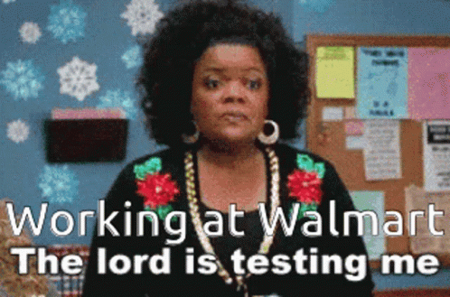 Eorking At Walmart L The Lord Is Testing Me GIF - Eorking At Walmart L The Lord Is Testing Me Patience GIFs
