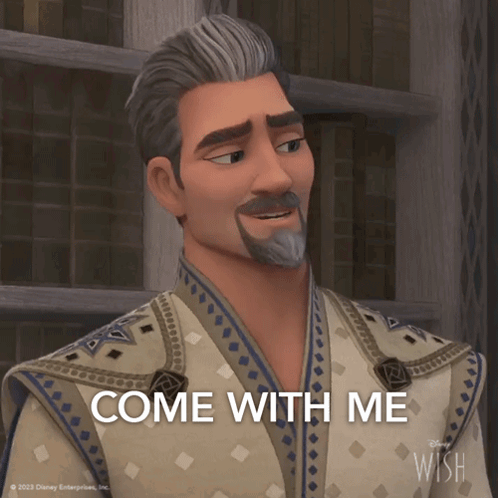 Come With Me King Magnifico GIF - Come With Me King Magnifico Wish GIFs