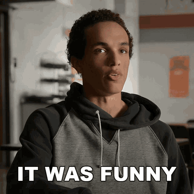 It Was Funny Todd Elwood GIF - It Was Funny Todd Elwood Darius Marcell GIFs