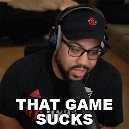 That Game Sucks The Black Hokage GIF - That Game Sucks The Black Hokage Its A Bad Game GIFs