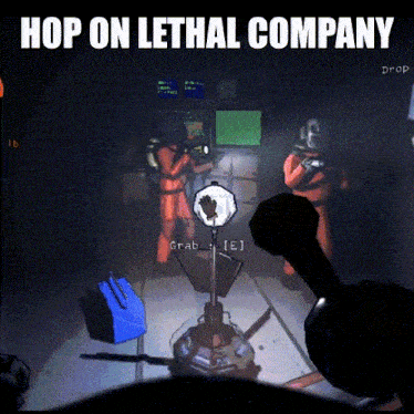 Lethal Company Hop On GIF - Lethal Company Hop On Dance GIFs