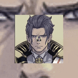 a drawing of a man with a bug in his nose