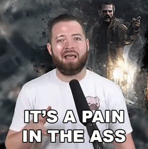 Its A Pain In The Ass Bricky GIF - Its A Pain In The Ass Bricky Its A Nuisance GIFs