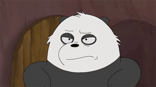 Frustrado Panda Bear GIF - Frustrado Panda Bear Ursos Sem Curso GIFs