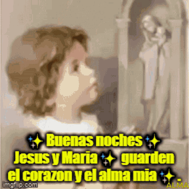 Buenas Noches Jesus Y Maria GIF - Buenas Noches Jesus Y Maria Guarden El Corazon Y El Alma Mia GIFs