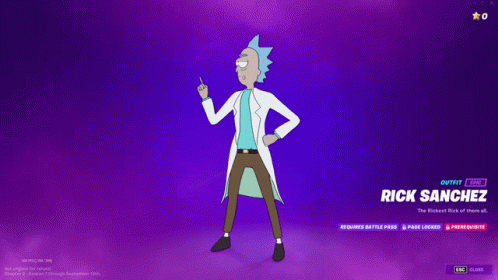 Rick And Morty Fortnite GIF - Rick And Morty Fortnite GIFs