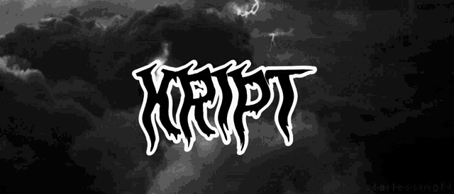 a black and white photo with the word kept in white letters
