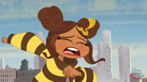 Corriendo Bumblebee GIF - Corriendo Bumblebee Dc Super Hero Girls GIFs