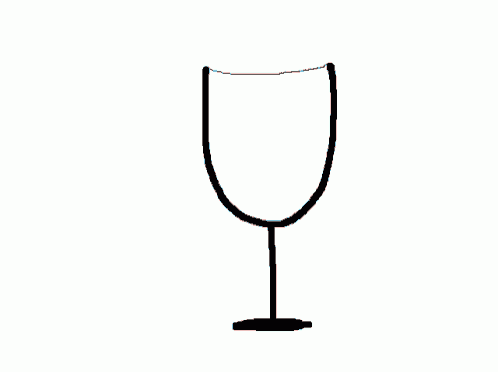 a drawing of a dog with a glass of wine and the words wine woof