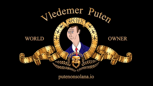 a logo for vladimir puten world owner and sputnik