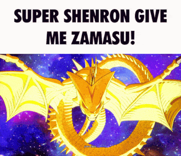 Super Shenron Give Me Zamasu Sparking Zero GIF