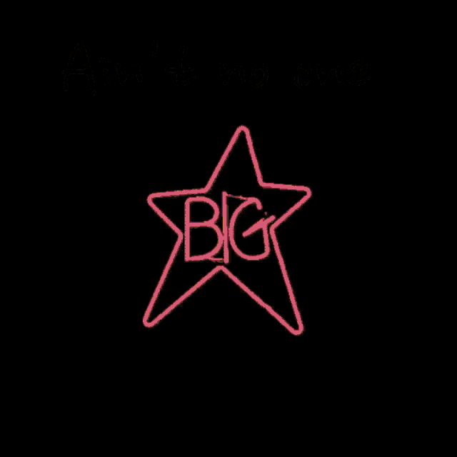 a black background with a purple star and the words " ain 't no one "