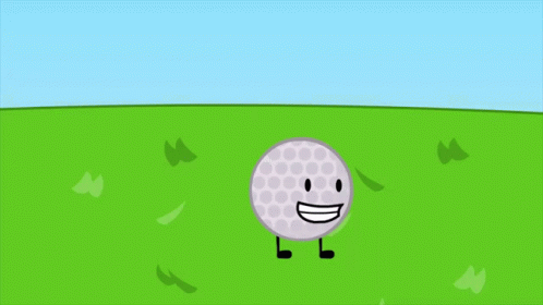 Bfdi Golf Ball GIF - Bfdi Golf Ball Bfb GIFs