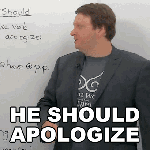 He Should Apologize Alex GIF - He Should Apologize Alex Engvid GIFs