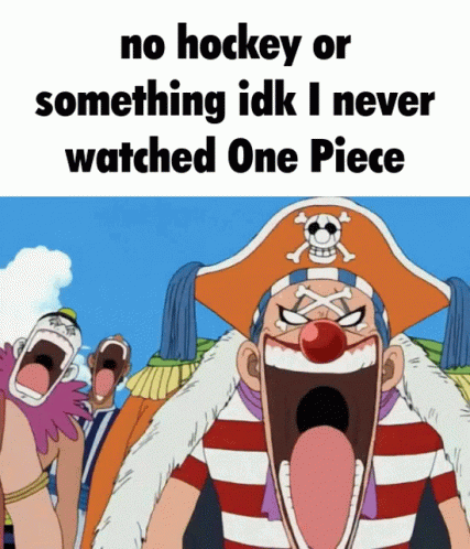 One Piece Buggy GIF - One Piece Buggy Hockey GIFs