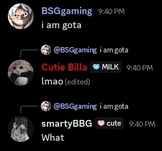 a group of people are talking to each other on a black screen .