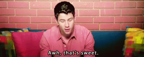 Aww GIF - Aww Nick Jonas Sweet GIFs