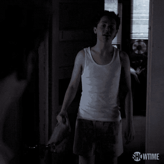 a man in a white tank top is talking about the summer