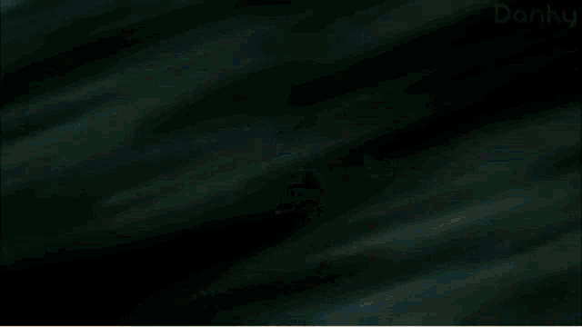 a cartoon character is flying through the air with a sword in his hand