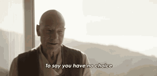 To Say You Have No Choice Is A Failure Of Imagination Jean Luc Picard GIF - To Say You Have No Choice Is A Failure Of Imagination Jean Luc Picard Star Trek Picard GIFs
