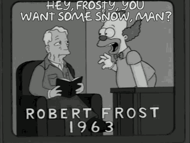 The Simpsons Robert Frost GIF