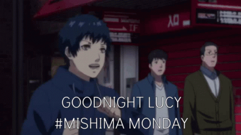 Goodnight Lucy Mishima Monday GIF - Goodnight Lucy Mishima Monday Mishima Persona5 GIFs