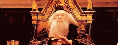 Harry Potter Albus Dumbledore GIF - Harry Potter Albus Dumbledore Clap GIFs