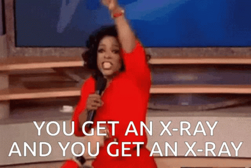 Xray Oprah Winfrey GIF - Xray Oprah Winfrey You Get An Xray GIFs