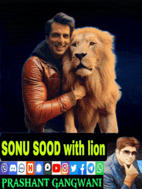 Sonu Sood Lion GIF - Sonu Sood Lion GIFs