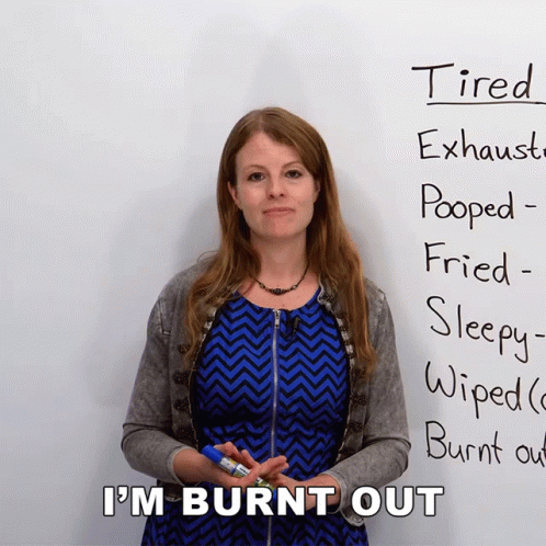Im Burnt Out Emma GIF - Im Burnt Out Emma Engvid GIFs