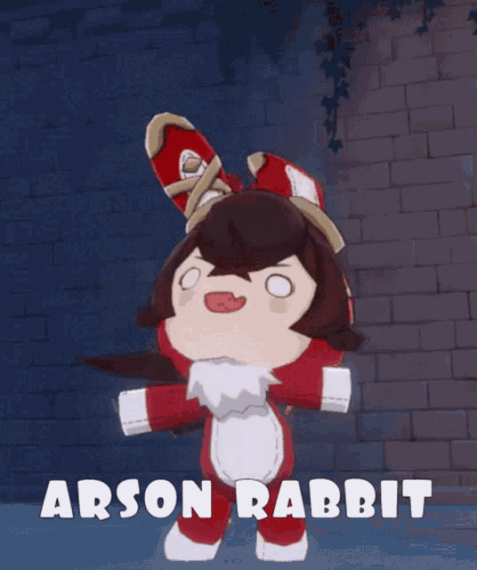 Baron Bunny Amber GIF - Baron Bunny Amber Amber Genshin GIFs