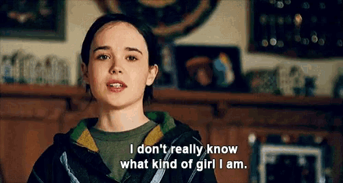 a girl is talking about what kind of girl she is
