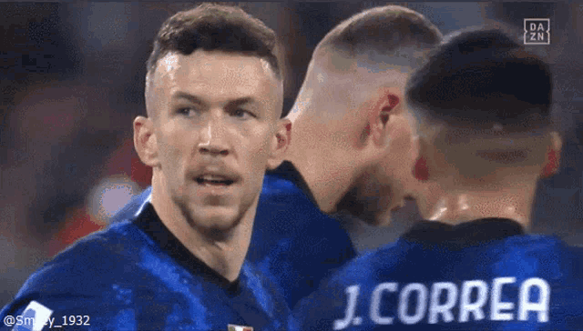 a soccer player with the name j. correa on his jersey