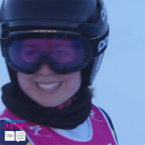 Smile Youth Olympic Games GIF - Smile Youth Olympic Games Alpine Skiing GIFs