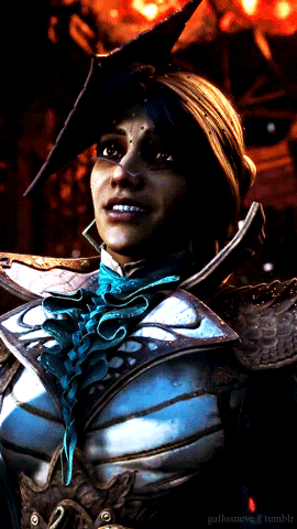 a close up of a woman 's face with the words gallusnew on the bottom left