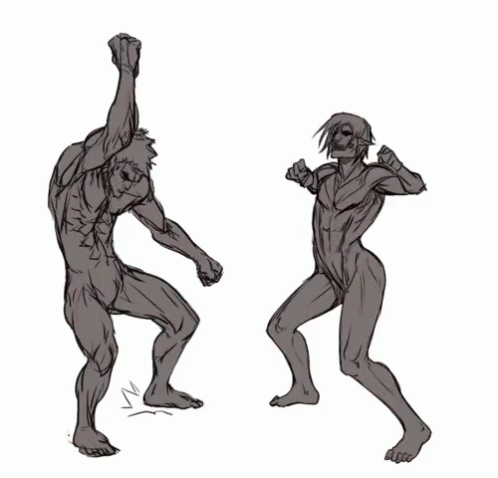 Eren Titan Armored Titan GIF - Eren Titan Armored Titan Dance GIFs