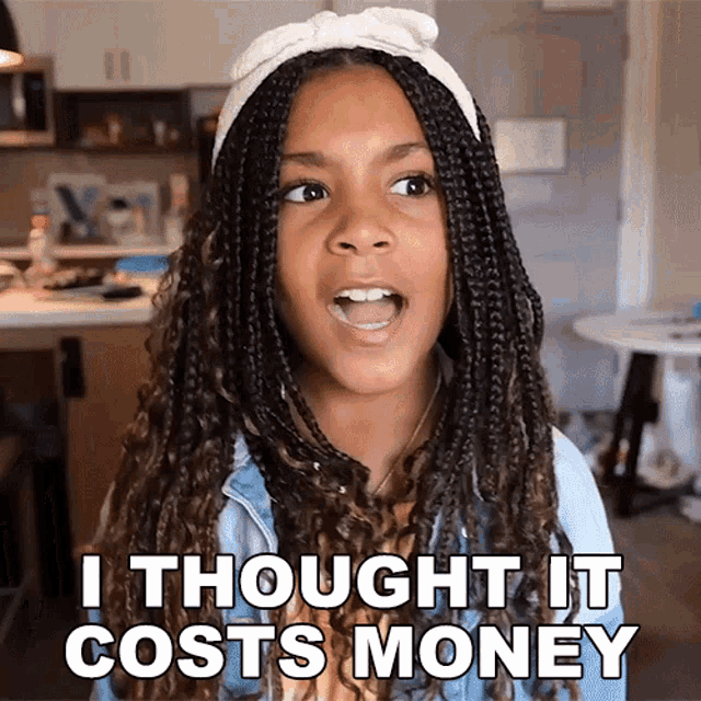 I Thought Is Costs Money Ava Mcclure GIF - I Thought Is Costs Money Ava Mcclure Little Buddies Gaming GIFs