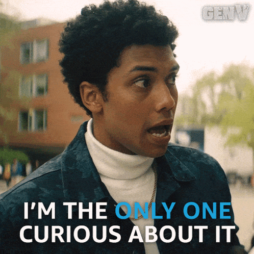 I'M The Only One Curious About It Andre Anderson GIF - I'M The Only One Curious About It Andre Anderson Gen V GIFs