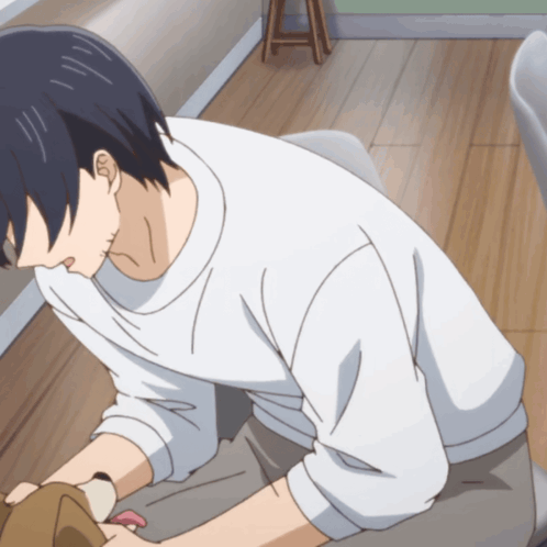 Yuki Yamada Petting GIF - Yuki Yamada Petting Dog GIFs