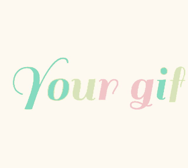 a white background with the words " your gift " written in bright colors