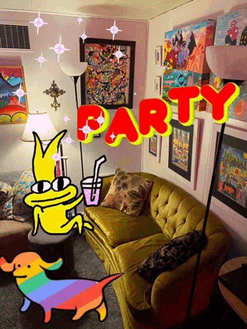Virtual Party Drinks GIF - Virtual Party Party Drinks GIFs