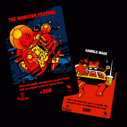Monster Club Trading Card Game GIF - Monster Club Trading Card Game Monster Card Game GIFs