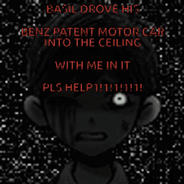 a screenshot of a video game called basil drive his benz patent motor car into the ceiling