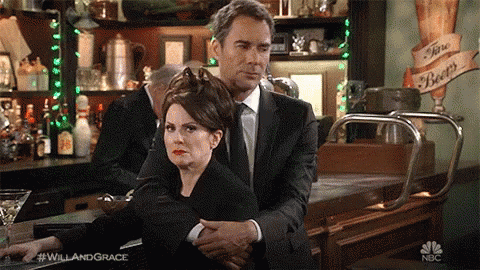 Don'T Go GIF - Will And Grace Dont Go Hug GIFs