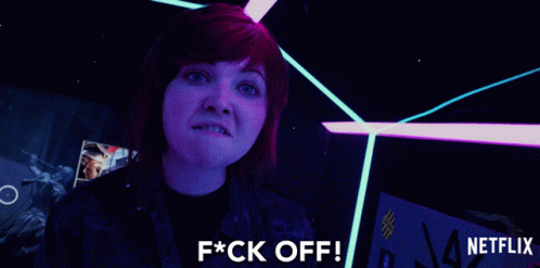 Frick Off Angry GIF - Frick Off Angry Leave Me Alone GIFs