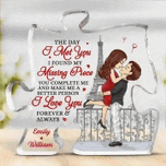 the day i met you i found my missing piece you complete me and make me a better person i love you forever and always puzzle