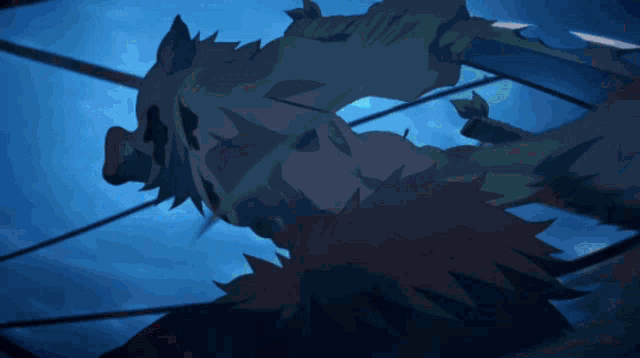 a man in a checkered shirt is holding a sword in a cartoon scene