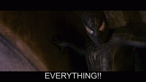 Spider Man3 Everything GIF - Spider Man3 Everything Black Suit Spiderman GIFs