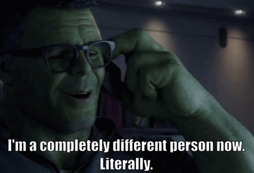 Completely Different Person Now Hulk GIF - Completely Different Person Now Hulk She Hulk Attorney At Law GIFs