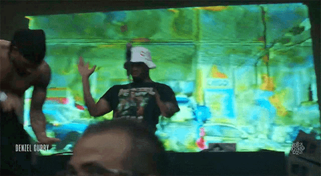 Wave Hands Denzel Curry GIF - Wave Hands Denzel Curry Lollapalooza GIFs